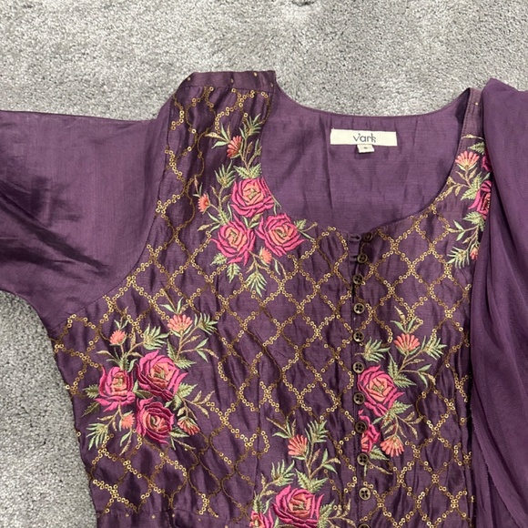 Purple and Pink light cotton skirt top - Picture 3 of 4